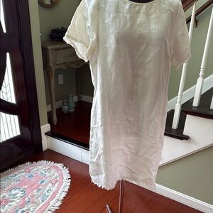Tommy Bahama Cream and Black Dress
